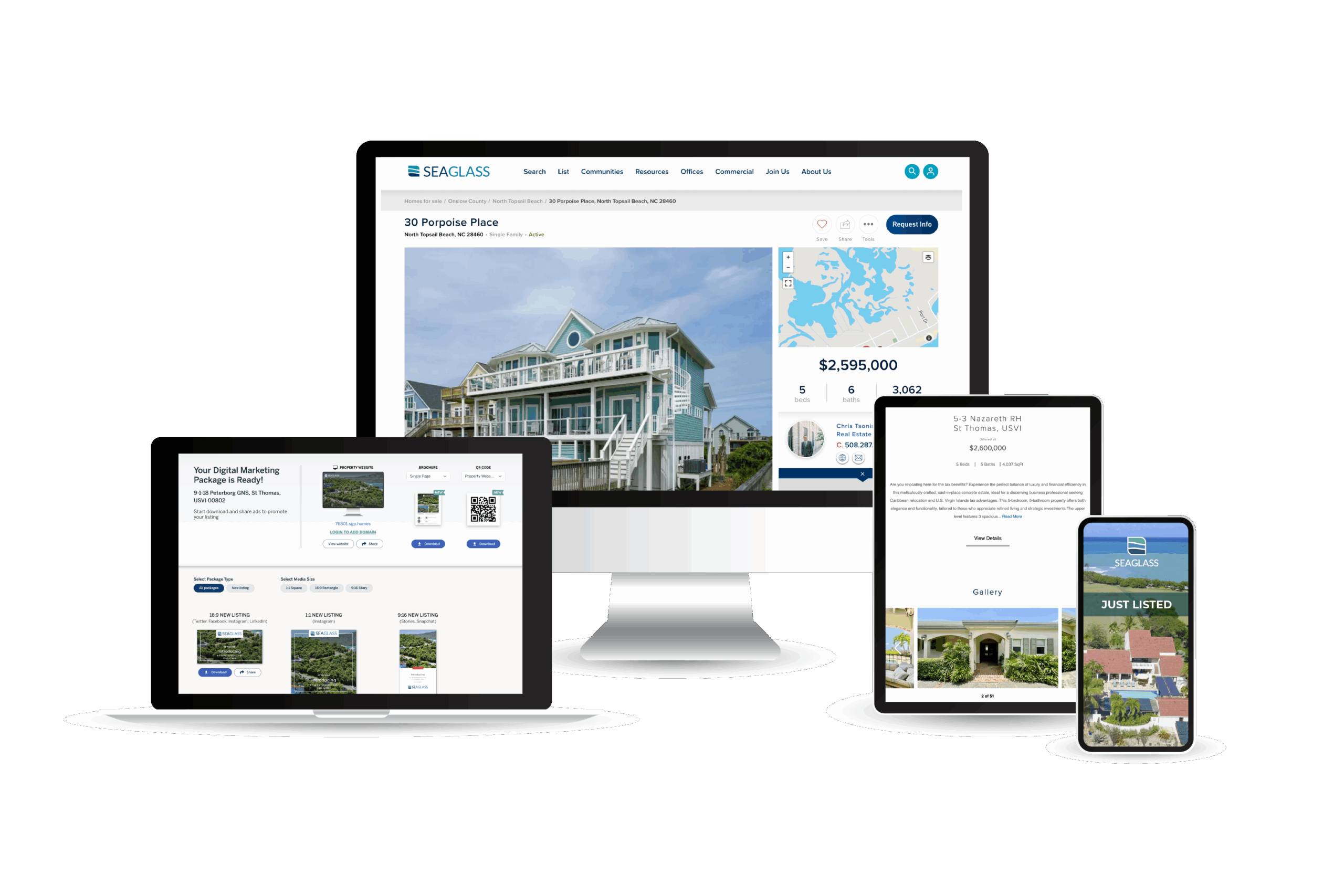 marketing Mock UP The Ritz-Carlton Club, St. Thomas Primary Residence