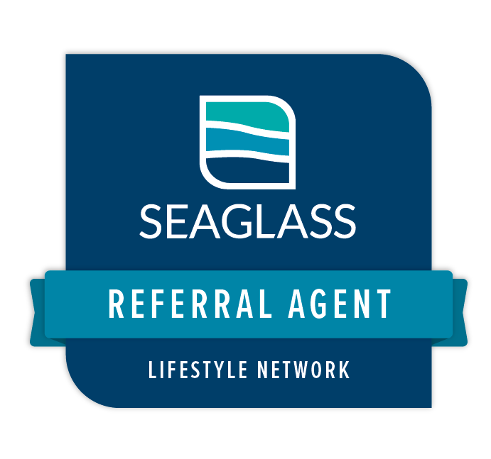 Sea Glass referral agent badge