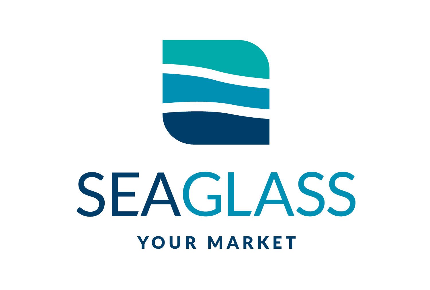 Sea Glass Logo Vertical